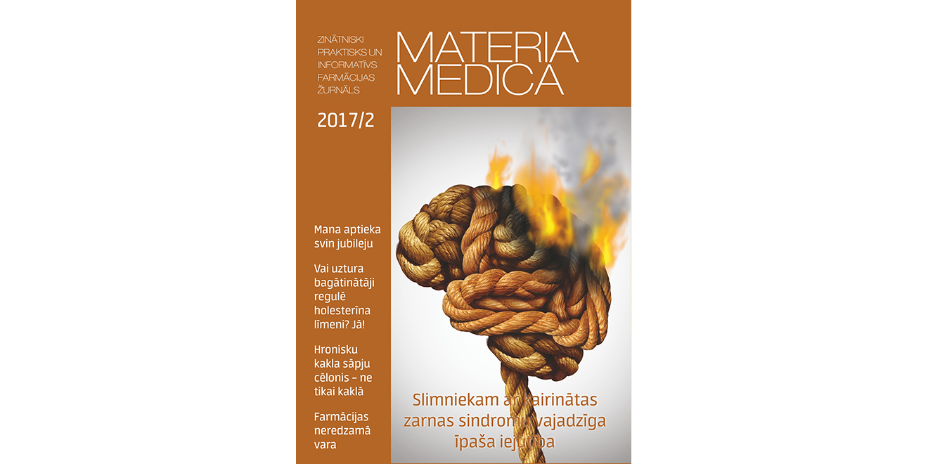 Jaunajā “Materia Medica” – par kairinātas zarnas sindromu, aptieku Laosā un vitamīniem grūtniecības laikā