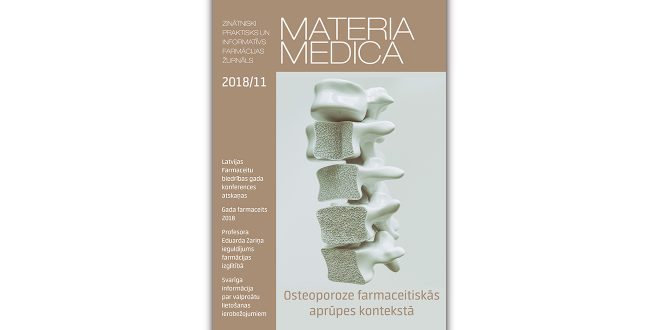 Jaunajā “Materia Medica” numurā – par LFB Gada konferencē runāto un farmācijas nozarē aktuālo