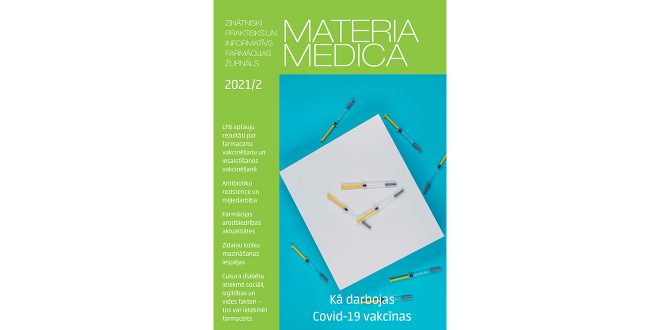 Jaunajā “Materia Medica” – viss par un ap farmaceitiem un vakcinēšanu pret Covid-19