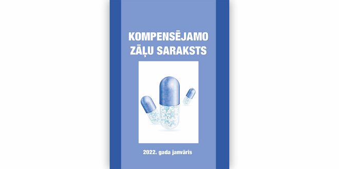 Grāmatā izdots jaunais Kompensējamo zāļu saraksts