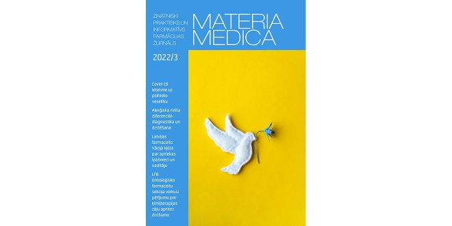 “Materia Medica” jaunajā numurā – Covid ietekme uz cilvēku psihisko veselību un aktuālais farmācijā