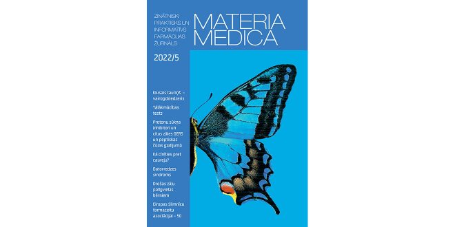 “Materia Medica” jaunās tēmas: datorredzes sindroms, zāļu palīgvielas lietošanā bērniem, peptiskas čūlas slimību farmakoterapija