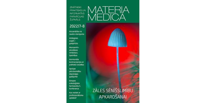 Jaunajā žurnālā “Materia Medica” – vai farmaceits ir tikai pārdevējs, kā Covid-19 ietekmējis vēža statistiku un ko darīt ar pēcdzemdību depresiju