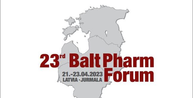 Starptautiskās zinātniski praktiskās konferences – 23. BaltPharm foruma rezolūcija
