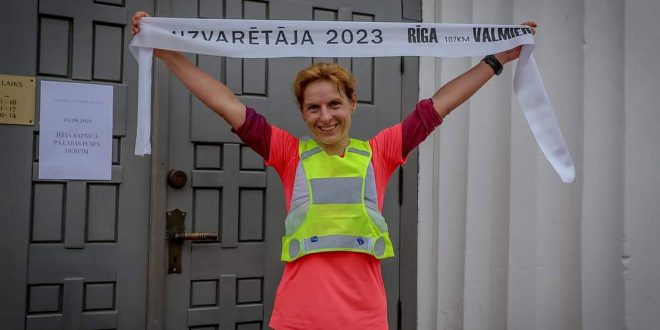 Farmaceite Vita Devjatņikova sasniedz izcilu rezultātu skrējienā Rīga – Valmiera