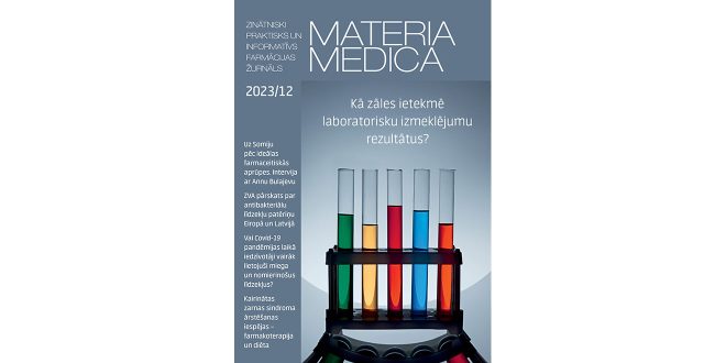 Pie lasītājiem dodas gada pēdējais Materia Medica numurs