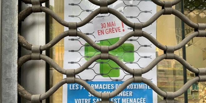 Francijas farmaceiti rīko desmit gados pirmo streiku