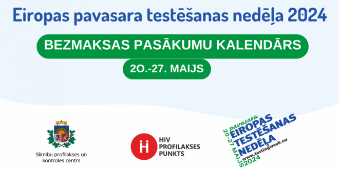 Aicina veikt HIV, B un C hepatīta testus HIV profilakses punktos