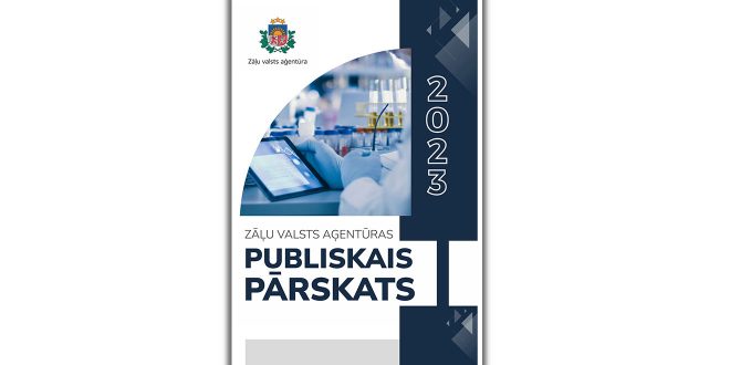 Zāļu valsts aģentūra publicē 2023. gada publisko pārskatu