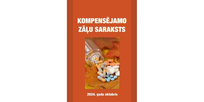 Grāmatā izdots jaunais Kompensējamo zāļu saraksts