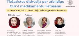 Tiešsaistes diskusija par GLP-1 medikamentu atbildīgu lietošanu