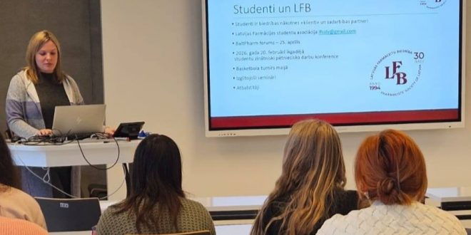 Farmācijas studenti iepazīstas ar LFB darbu