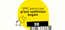 SPKC paziņo par gripas epidēmijas beigām no 2026. gada 31. marta