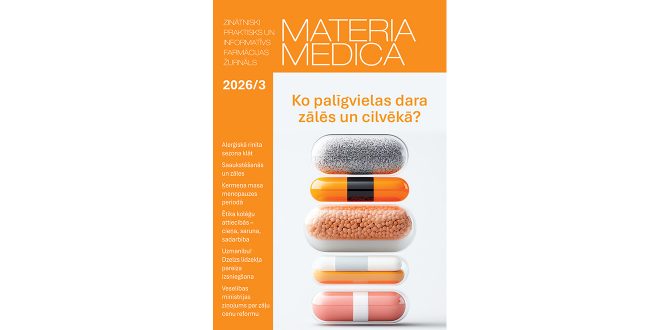 Iznāk Materia Medica trešais šā gada numurs