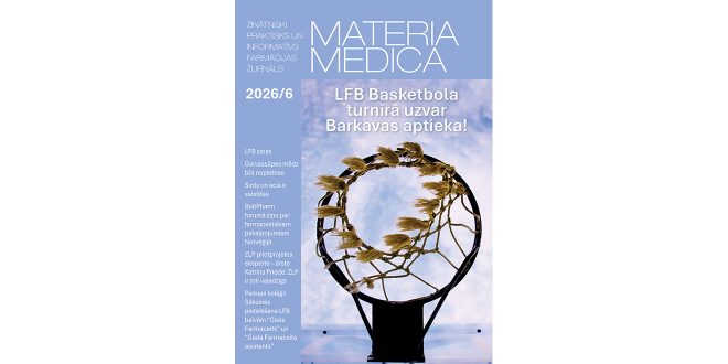 Jūnija Materia Medica par LFB valdes darbu, ZLP pilotprojektu, BaltPharm forumā runāto un, protams, Basketbola turnīru