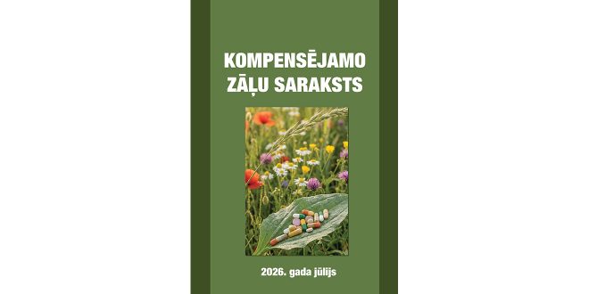 Grāmatā izdots jaunais Kompensējamo zāļu saraksts