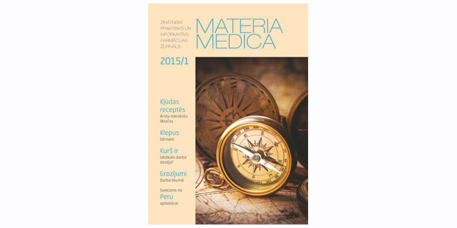 Žurnāls “Materia Medica” – jaunā veidolā
