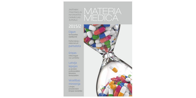 Jaunajā “Materia Medica” numurā – par klīnisko farmāciju, polifarmāciju un gripu