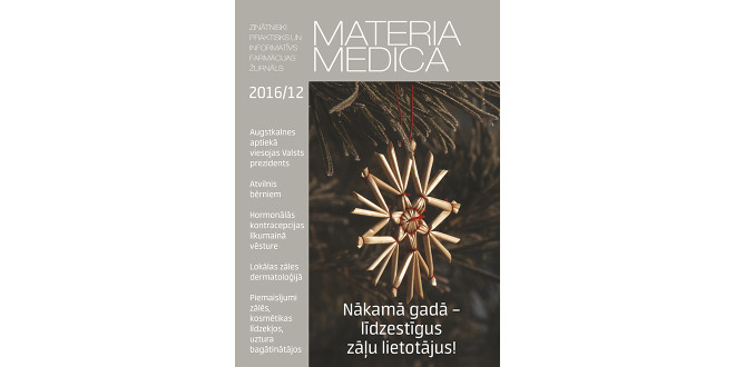 Pirmo reizi žurnālā “Materia Medica” – zāļu gatavošanas fotorecepte