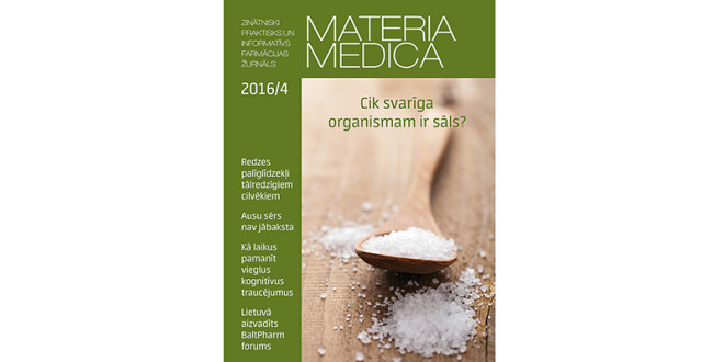 Jaunajā “Materia Medica” – par “Baltpharm forumu” un citām aktualitātēm