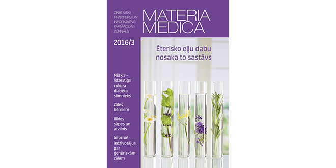Jaunajā “Materia Medica” – par ģenēriskajām zālēm, ēteriskajām eļļām un pacientu līdzestību terapijai