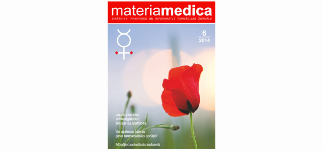 Jaunajā “Materia Medica” numurā – par zāļu lietošanas uzraudzību, farmaceitu basketbolu un LFB vēsturi