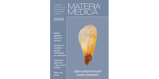 Jaunajā “Materia Medica” – par jaunākajiem pētījumiem farmācijā un pacienta tiesībām uz veselības aprūpi